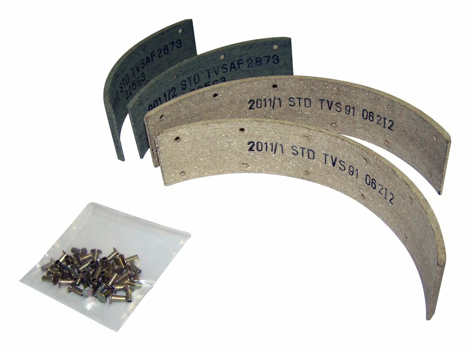 Vintage - Metal Unpainted Brake Lining Set - 116600